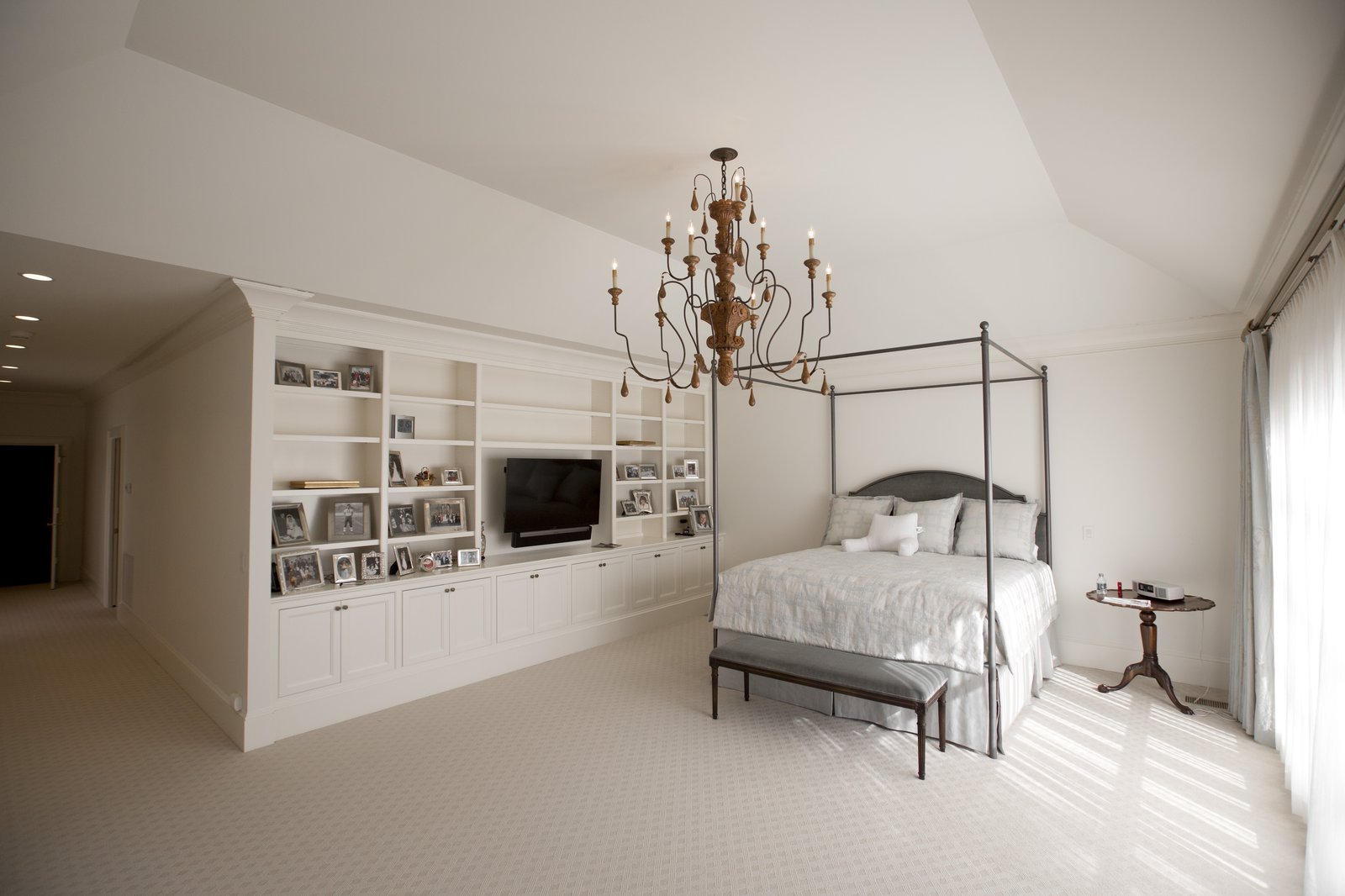 Victorian master bedroom and bathroom cabinetry